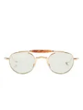 Jacques Marie Mage Dasan round-frame sunglasses - Gold