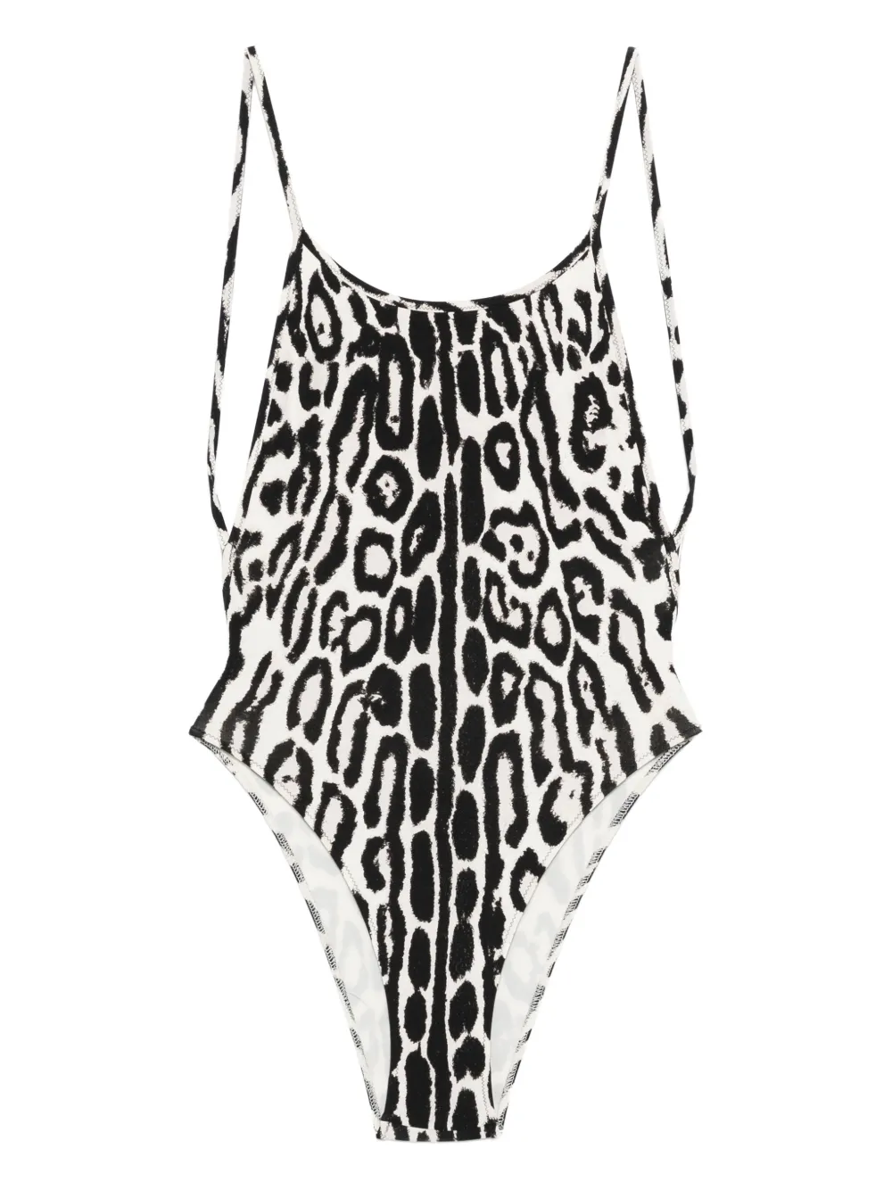 TOM FORD Badpak met luipaardprint Beige
