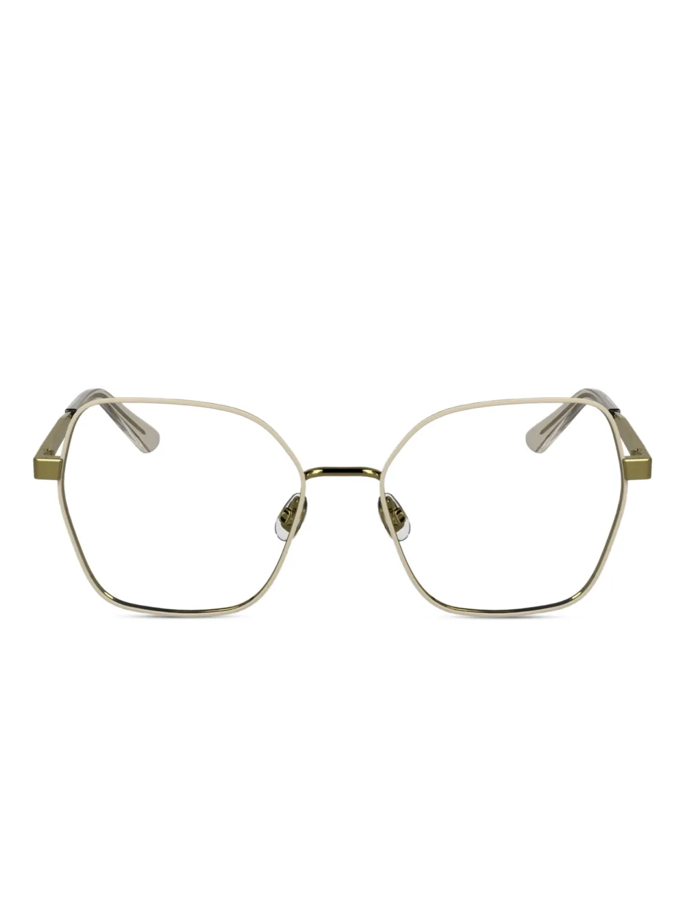 Calvin Klein lunettes de vue à monture géométrique | or | Image 1