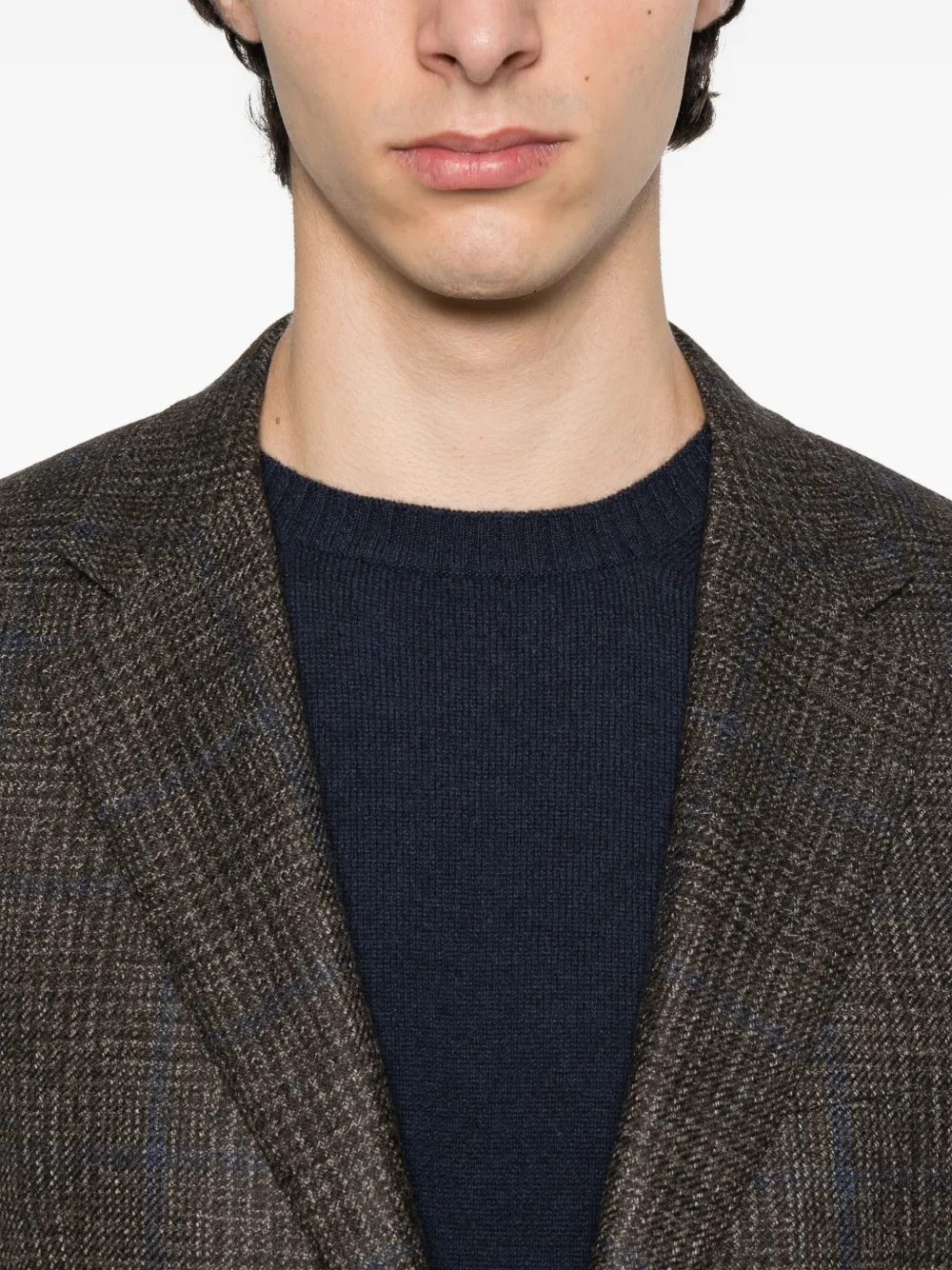 Fedeli crew-neck cashmere sweater Blauw