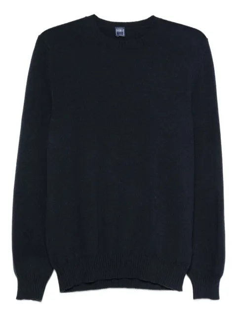 Fedeli Kaschmirpullover mit Rundhalsausschnitt