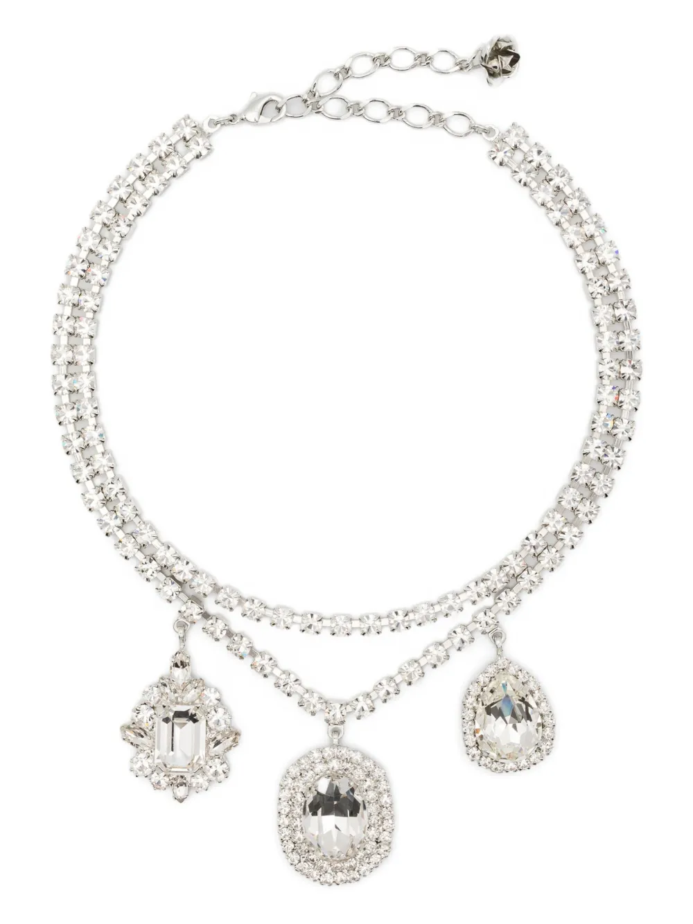 Magda Butrym Crystal-embellished Double-chain Necklace