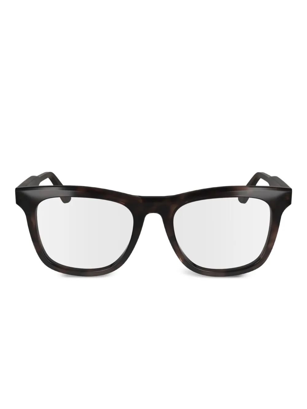 Calvin Klein armazón rectangular de acetato | marrón | Image 1
