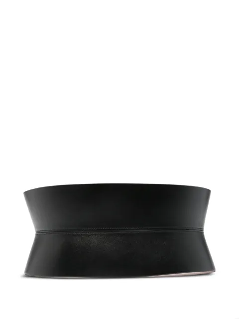 Alaïa Double Bustier leather belt