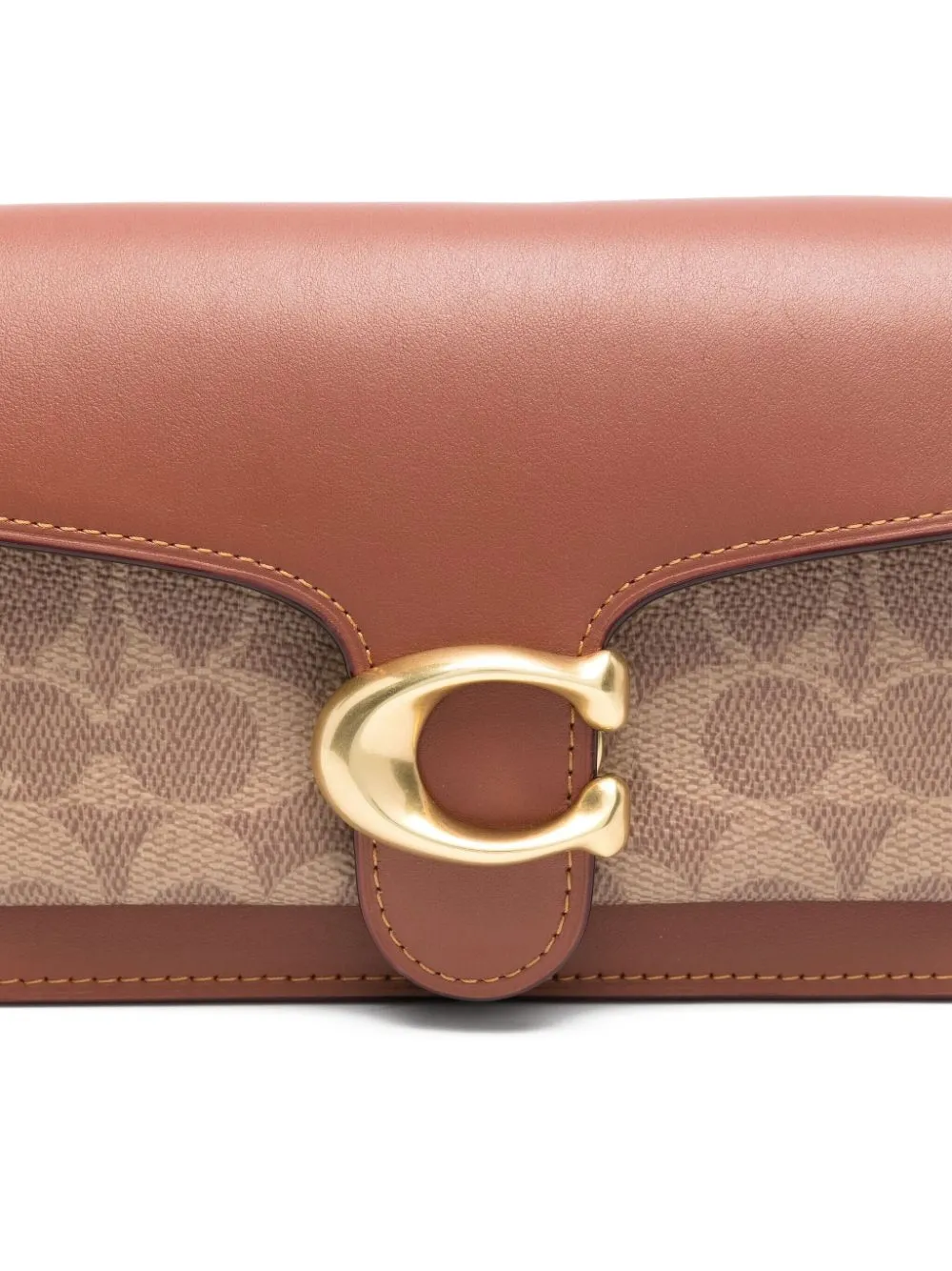 Coach Tabby kleine crossbodytas Bruin