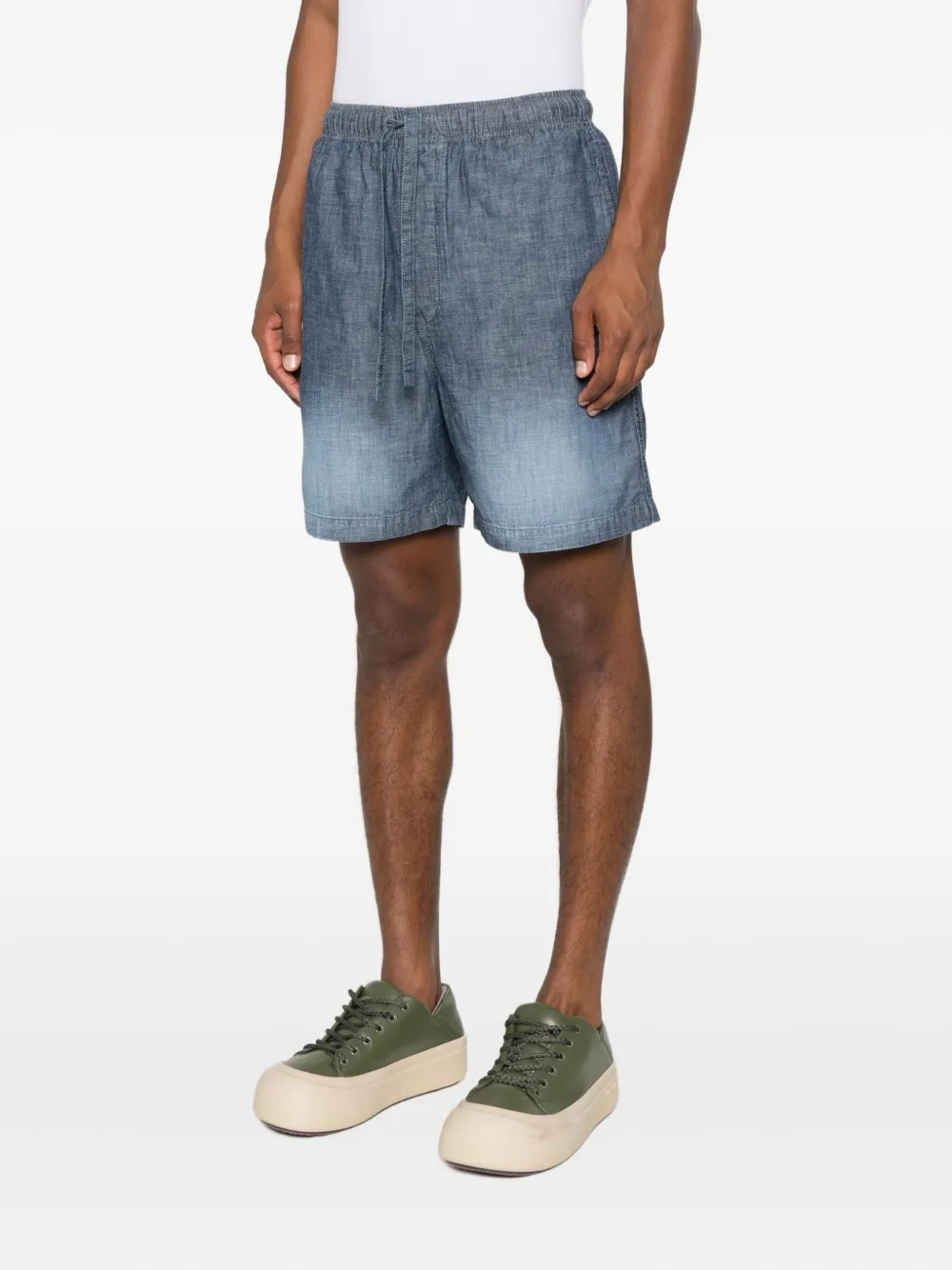 LOEWE Shorts met elastische taille Blauw