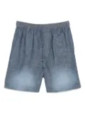 LOEWE elasticated-waist cotton shorts - Blue