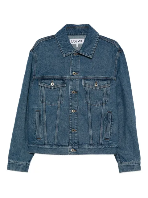 LOEWE Anagram button-fastening denim jacket