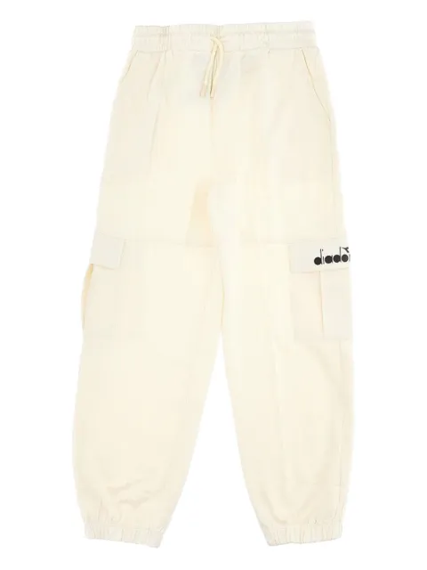 Diadora Junior logo-detail cargo trousers
