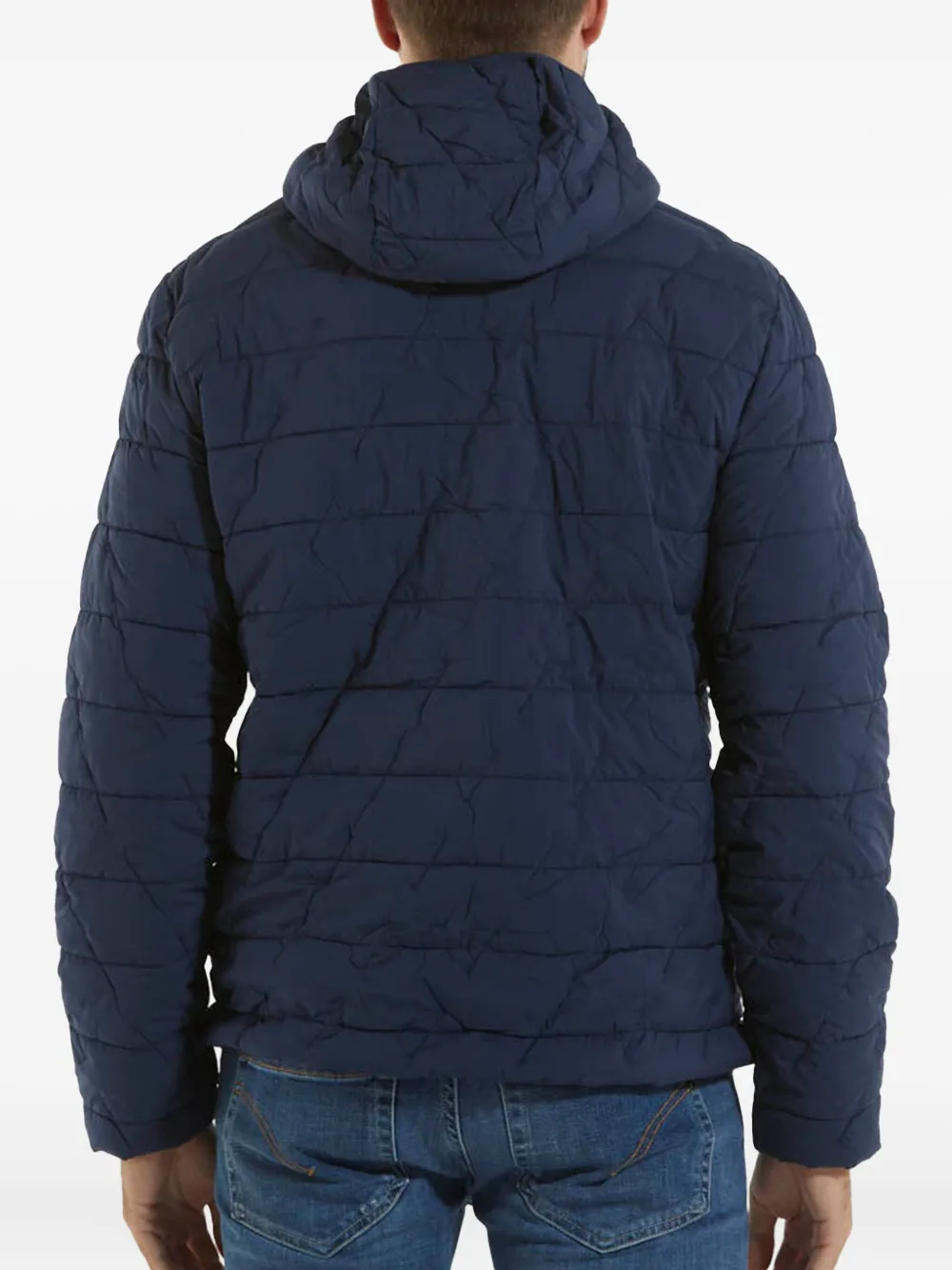 Rossignol Grande gewatteerd jack met capuchon Blauw