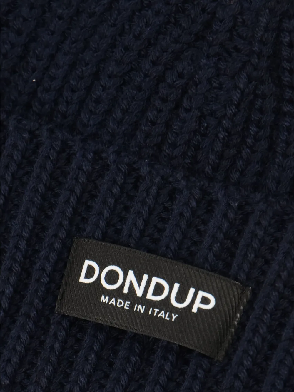 Dondup Ribbed-knit Beanie In Blue