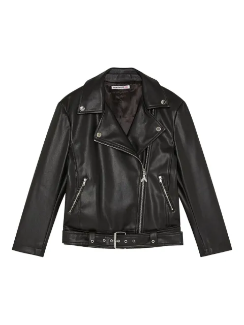 Patrizia Pepe girl belted biker jacket
