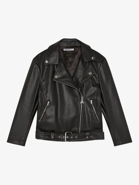 Patrizia Pepe girl chaqueta biker con cinturón