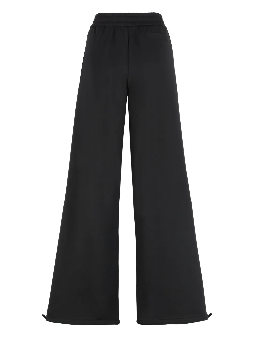 Versace Jeans Couture Trainingsbroek met trekkoord en geborduurd logo Zwart
