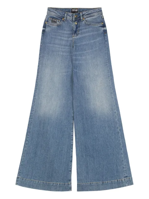 Versace Jeans Couture wide-leg five-pocket jeans