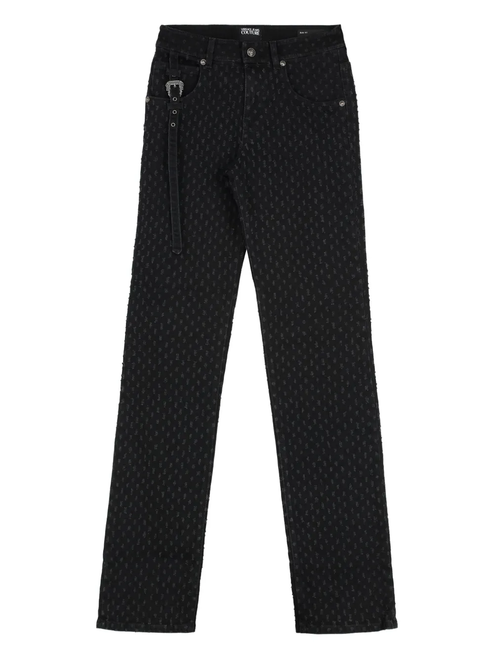 Versace Jeans Couture High waist broek Zwart