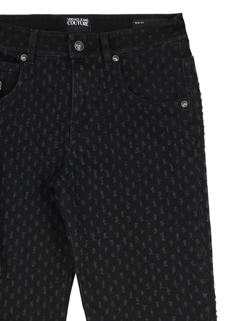 Versace Jeans Couture High waist broek Zwart