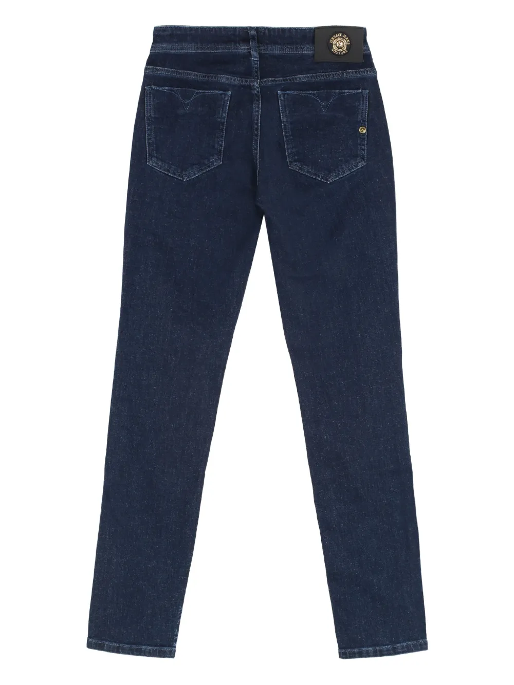 Versace Jeans Couture baroque-motif jeans Blauw