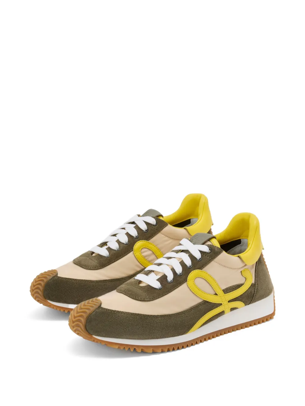 LOEWE Flow Runner 2.0 suède sneakers - Beige