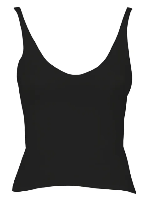 Akep scoop-neck fitted top