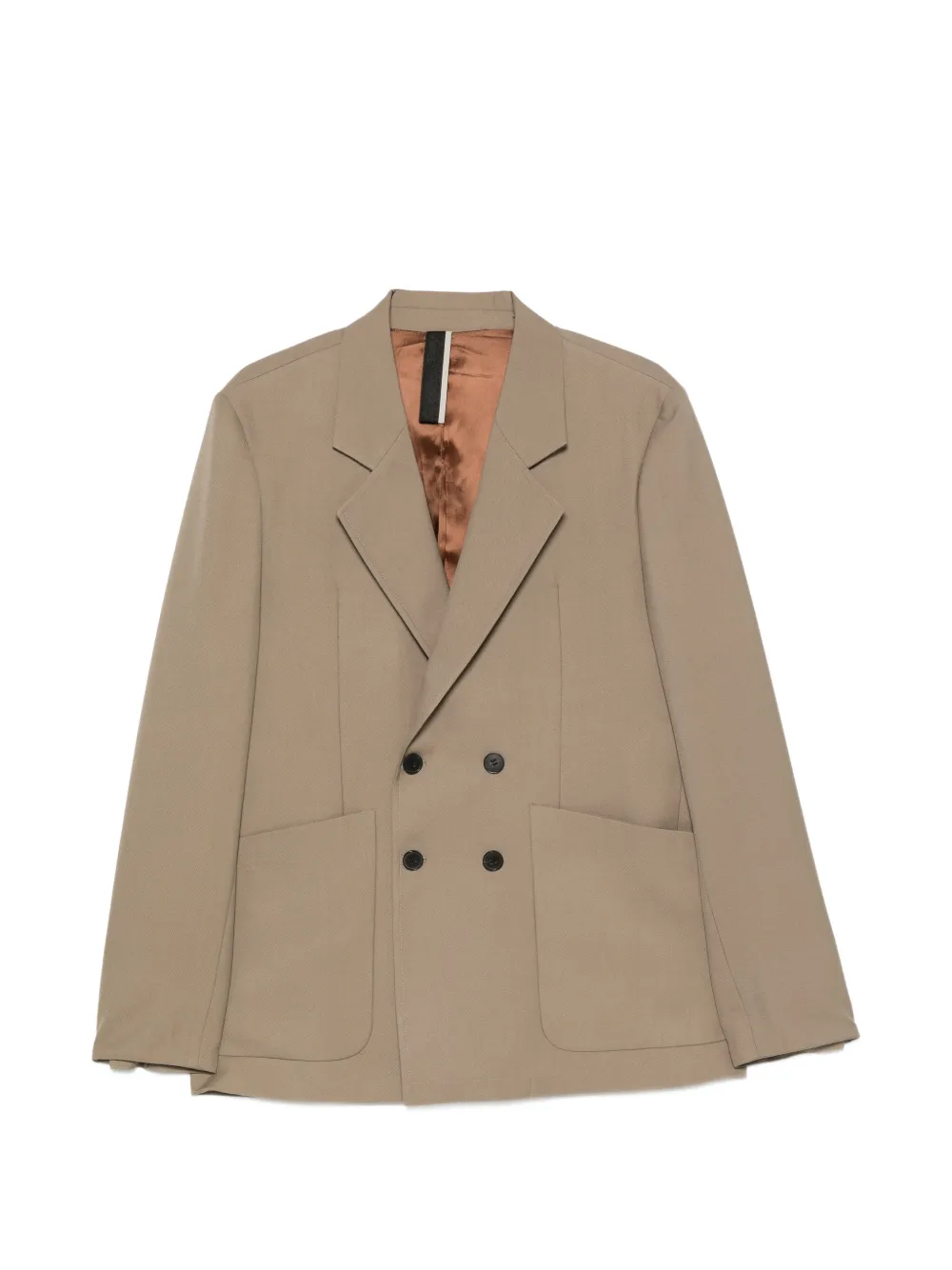 Low Brand double-breasted notched-lapel blazer - Toni neutri