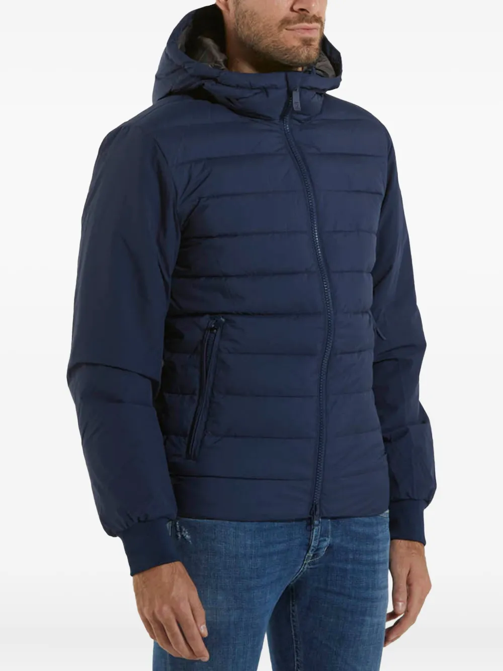 Rossignol quilted hooded jacket Blauw