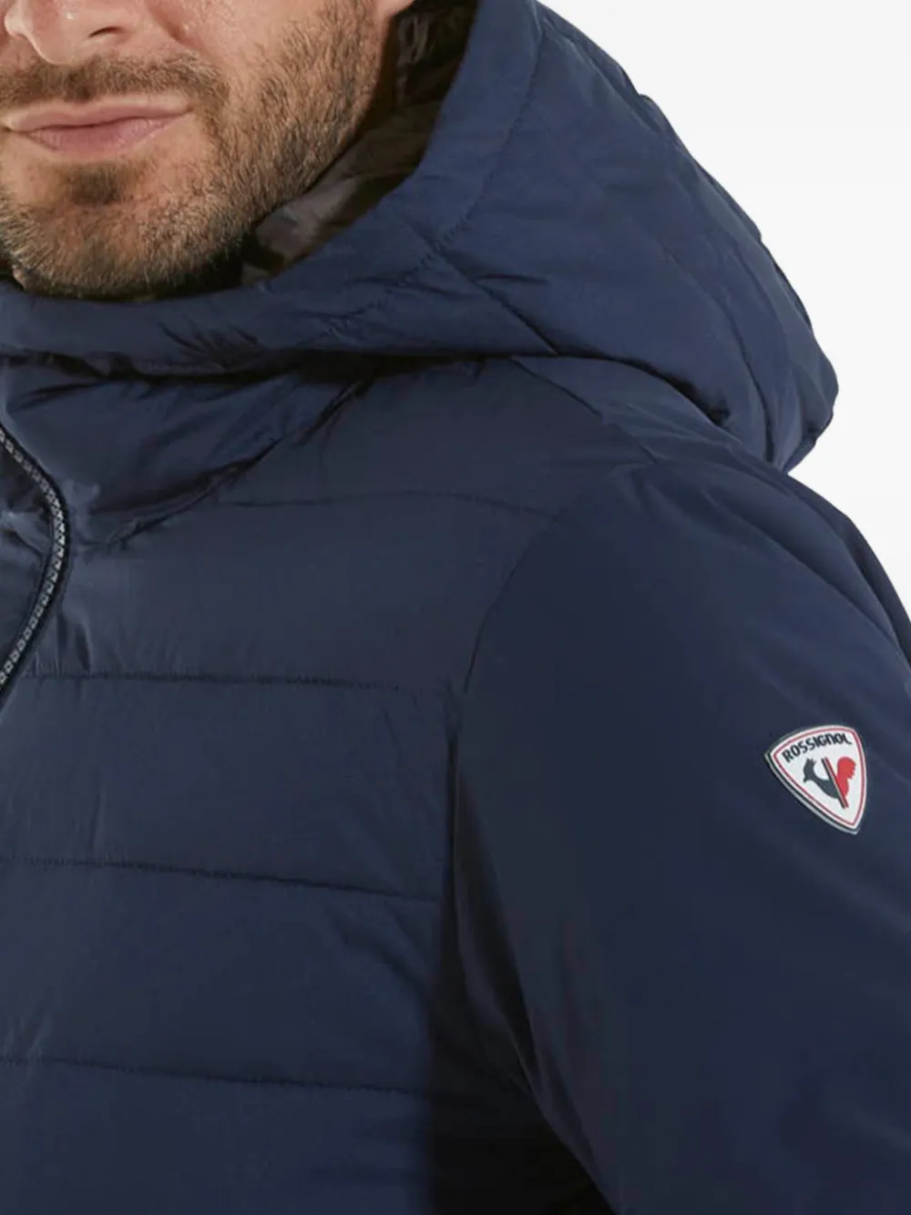 Rossignol quilted hooded jacket Blauw
