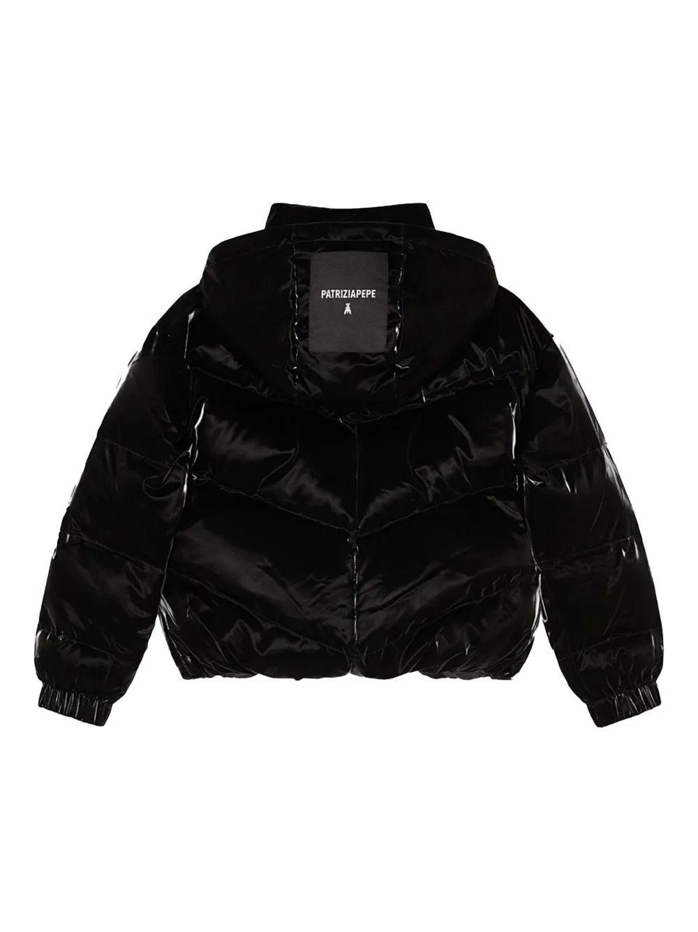 Patrizia Pepe hooded puffer jacket | Black | Image 1