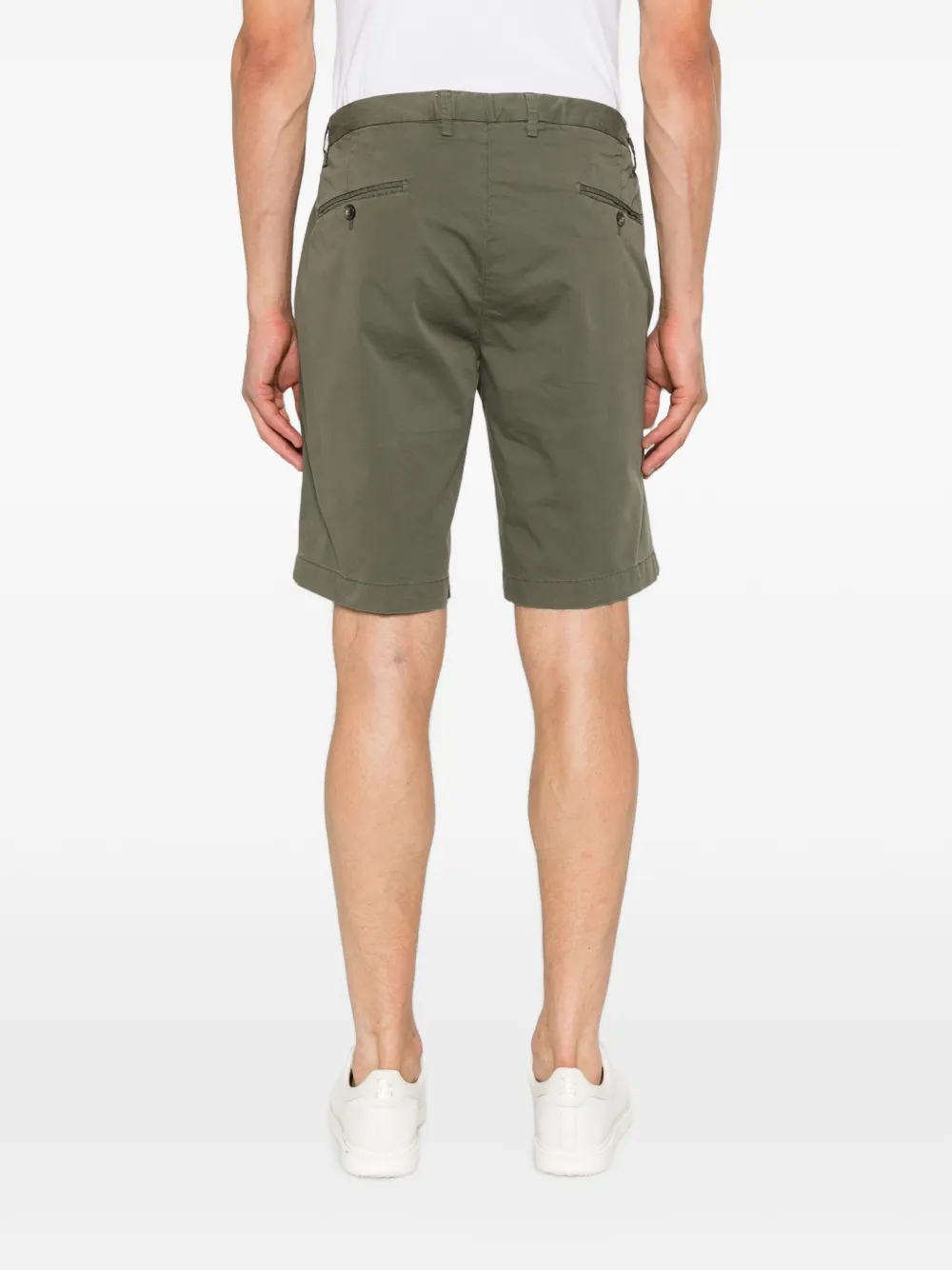 Briglia 1949 Malibu katoenen shorts met trekkoordtaille Groen