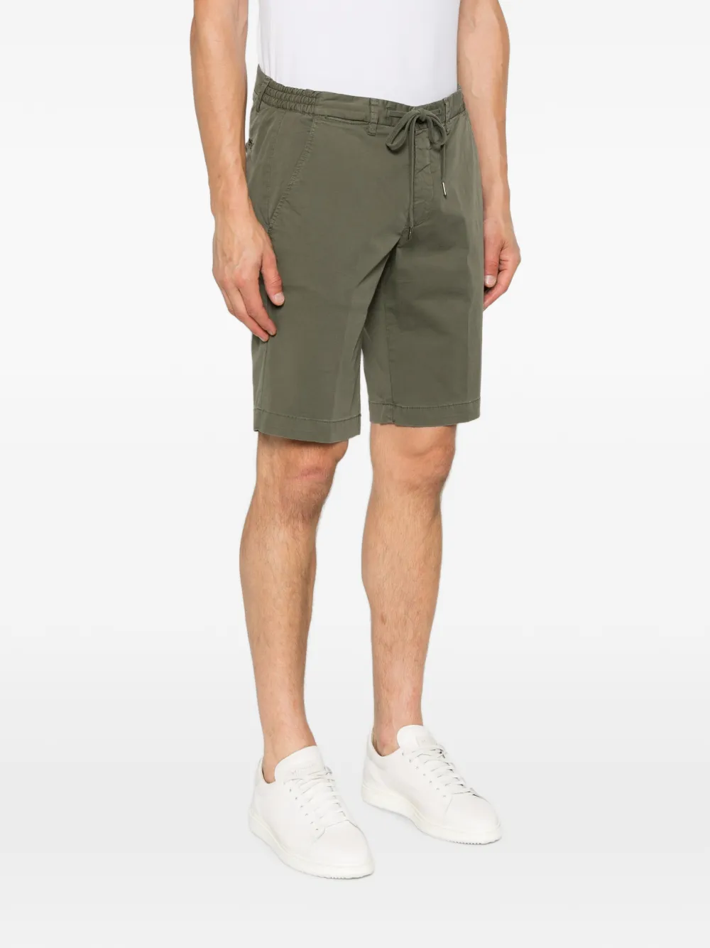 Briglia 1949 Malibu katoenen shorts met trekkoordtaille Groen