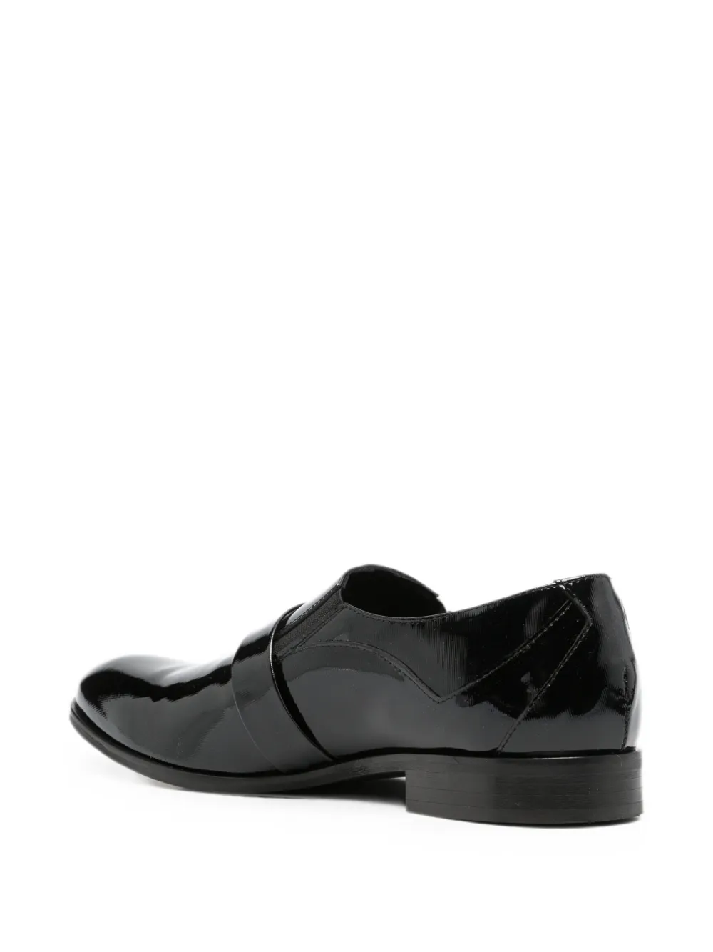 Carlo Pignatelli Slip-on schoenen met gelakte afwerking Zwart