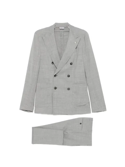Manuel Ritz double-breasted wool suit