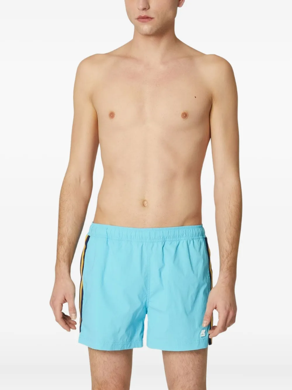 K-Way Zwembroek met streep Blauw