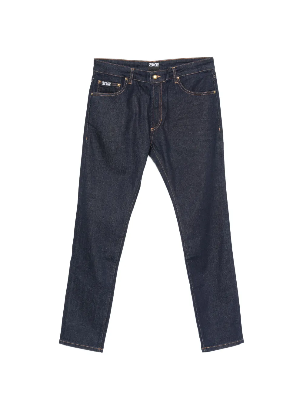 Versace Jeans Couture Jeans mit Gürtelschlaufen - Blau