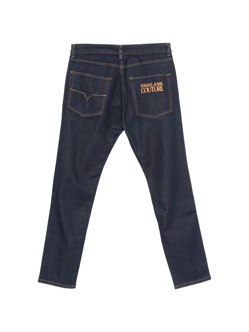 Versace Jeans Couture Jeans met riemlussen Blauw