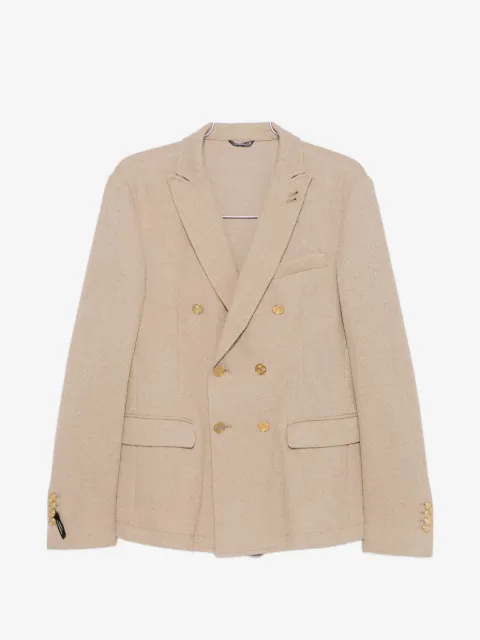 Daniele Alessandrini double-breasted peak-lapel jacket