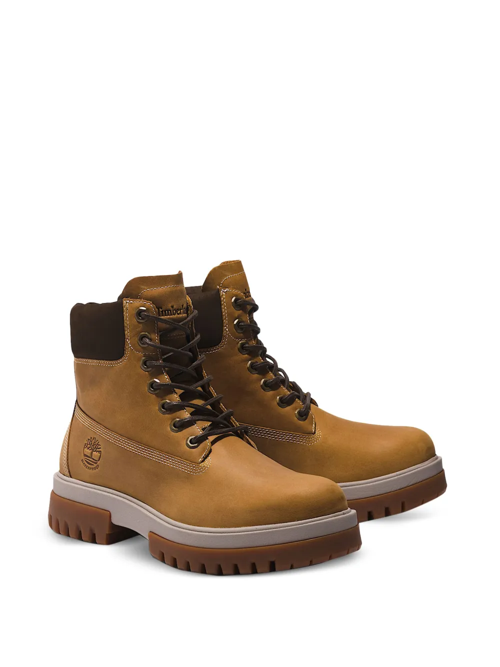 Timberland leather boots Brown