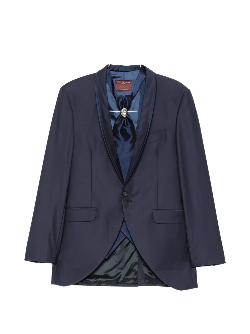 Carlo Pignatelli shawl-lapel single-breasted four-piece suit - Blu