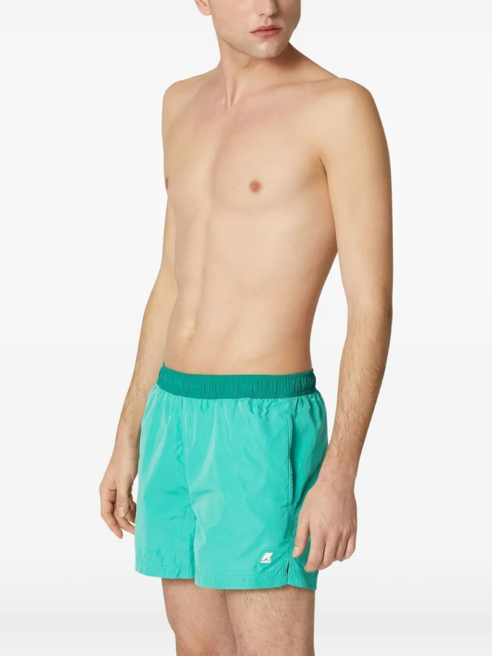 K-Way Zwembroek met elastische taille Groen