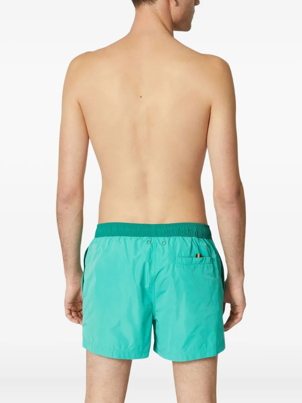 K-Way Zwembroek met elastische taille Groen