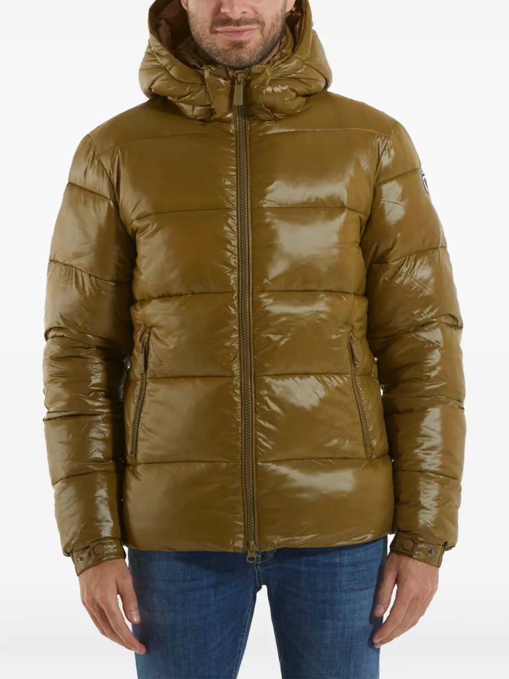Rossignol hooded quilted jacket Groen