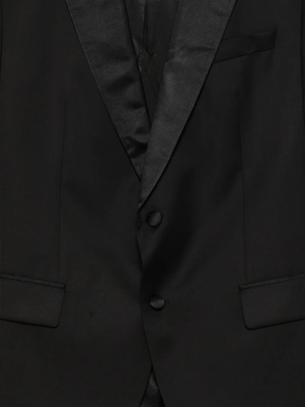 BOSS Halwod blazer met puntrevers Zwart