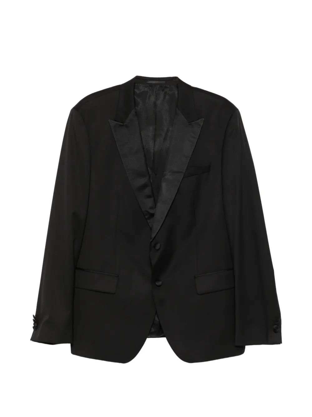BOSS Halwod peak-lapel dinner jacket - Schwarz