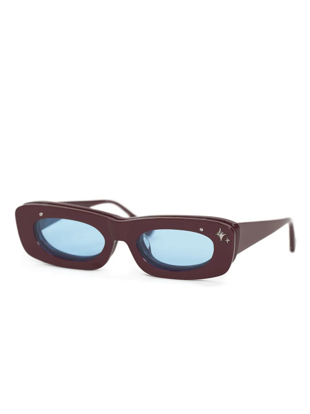 pushBUTTON x Grey Ant Flip Up zonnebril Rood