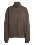 adidas half-zip sweatshirt - Brown