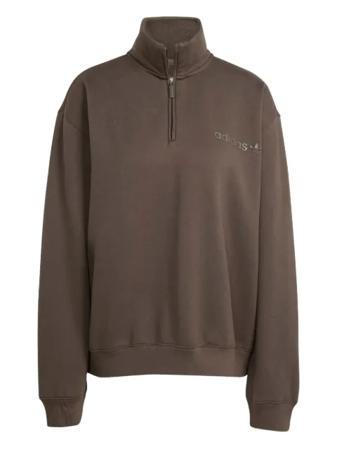 adidas half-zip sweatshirt