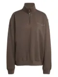 adidas half-zip sweatshirt - Brown