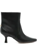 Coach 75mm leather heeled boots - Black