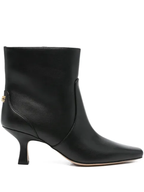 Coach 75mm leather heeled boots