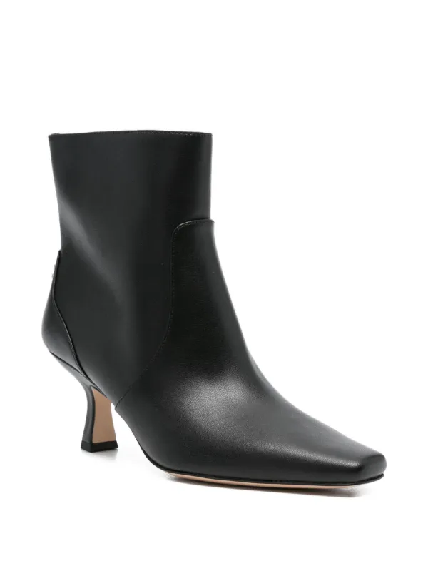 Coach 75mm Leather Heeled Boots Black FARFETCH IN